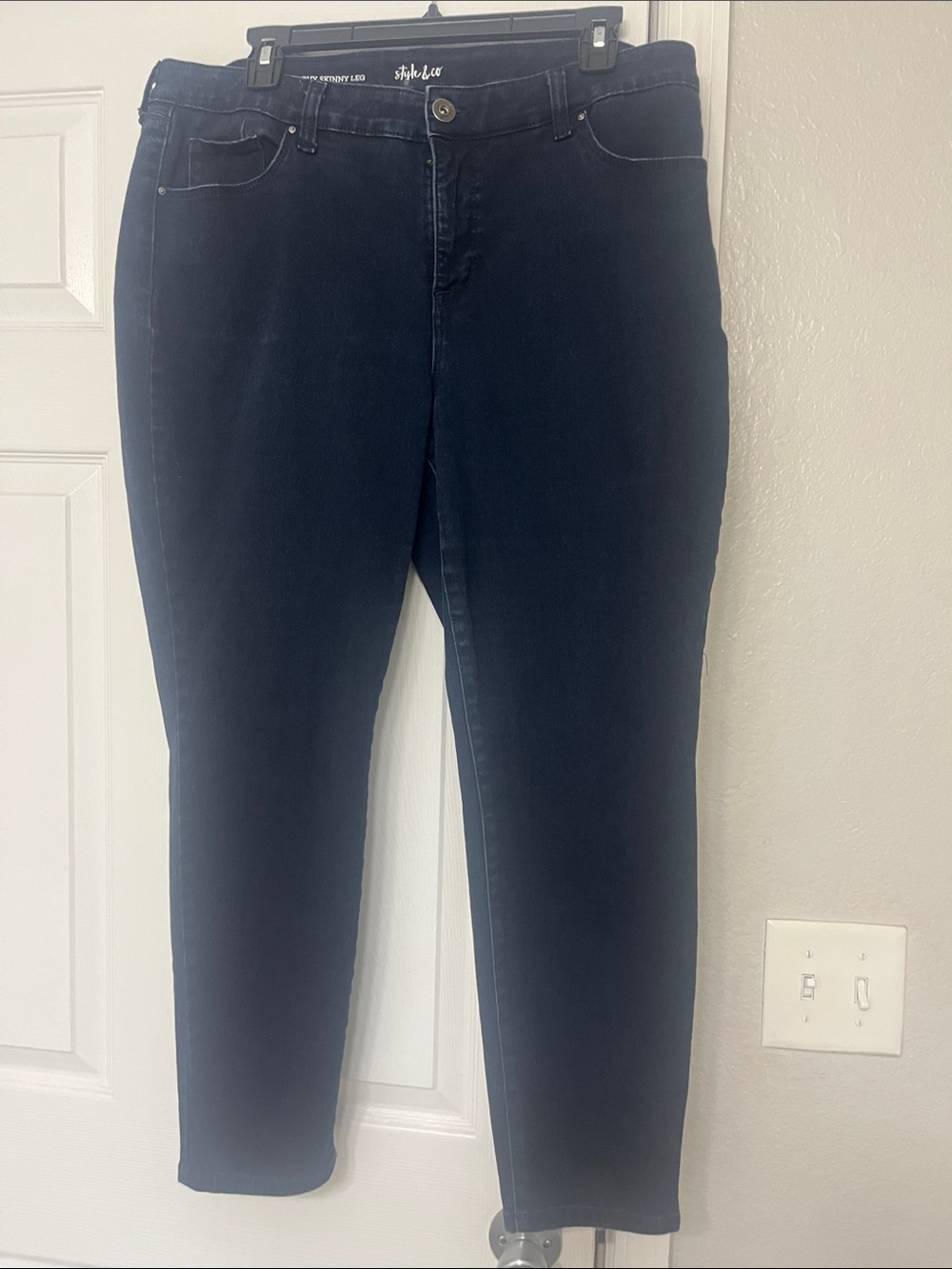 Style & Co. Dark Blue Skinny Jeans